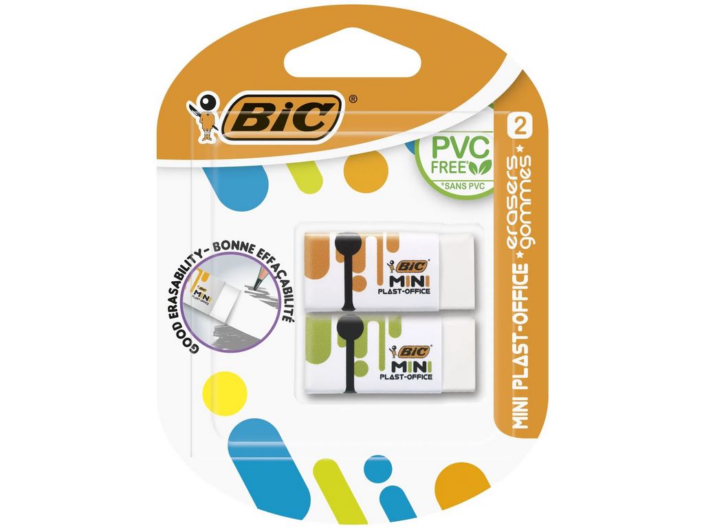 Комплект резинок Пласт Офис Мини, 2 шт в блистере, BIC bc927858