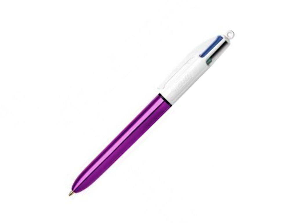 Ручка 4в1 Кольори Шайн Фіолетова, BIC bc982876
