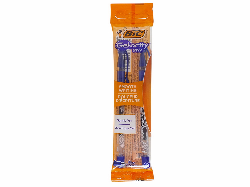 Комплект гелевых ручек Джелосити Стик, синяя, 2 шт, BIC bc989707