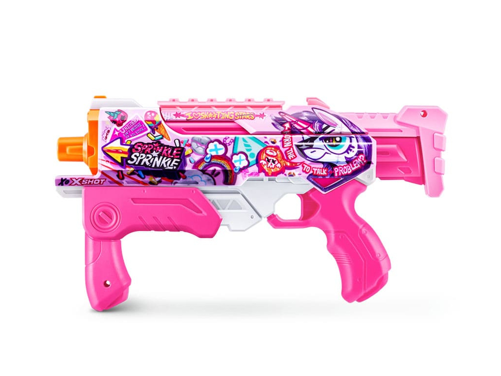 Бластер водный Fast-Fill Skins Hyperload Unicorn Splash; Zuru 11854E