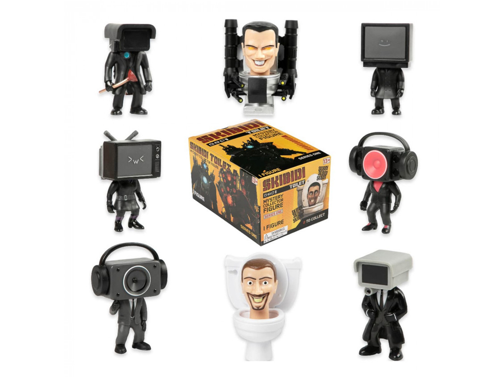 Купить Фигурка сюрприз без функций Skibidi Toilet Mystery Figure