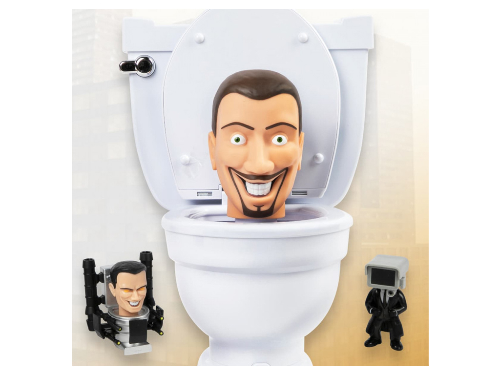 Игрушка в наборе с аксессуарами Mystery Surprise Toilet, Skibidi Toilet