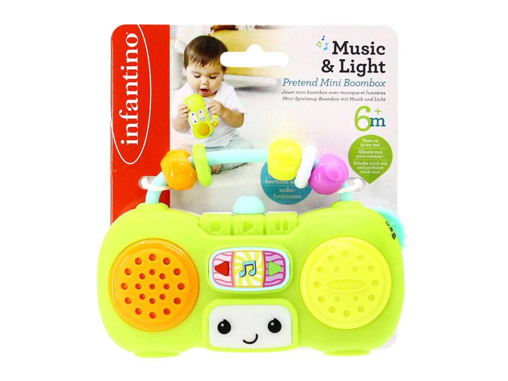 Мини проигрыватель с музыкой и светом, Infantino