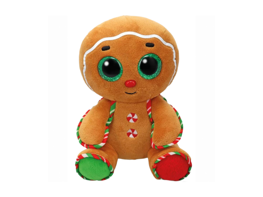 Мягкая игрушка мягконабивная Cristmas Пряничный Человечек 15 см, TY 37380