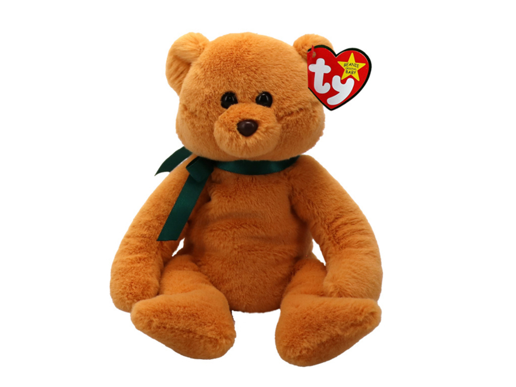 Мягкая игрушка Benie Bebies Коричневый мишка Winston 15 см, TY