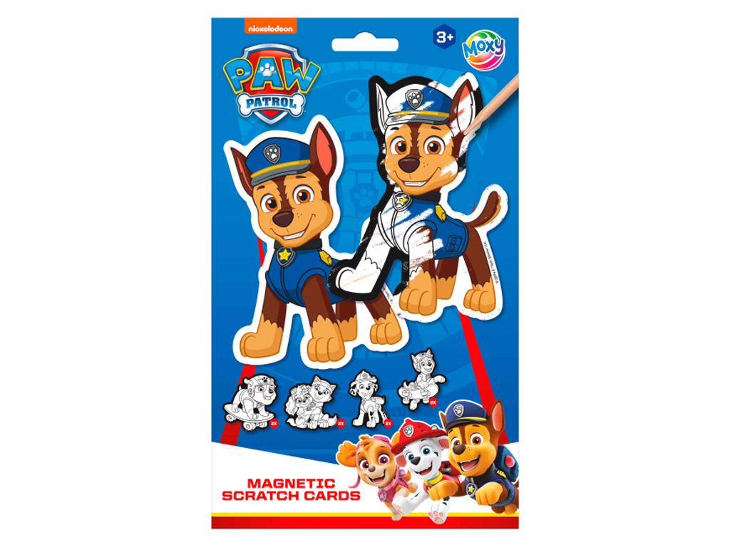 Набор для творчества Скретч-магниты Paw Patrol, Moxy 723351