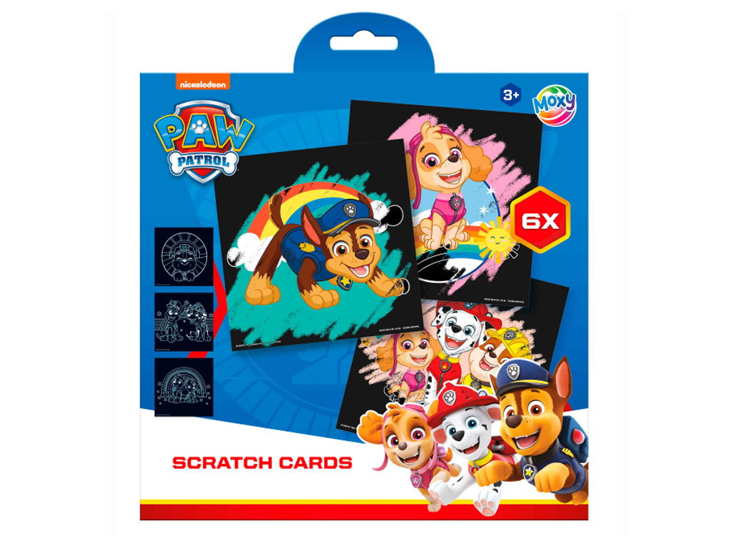 Набор для творчества Скретч-карты Paw Patrol, Moxy 723382
