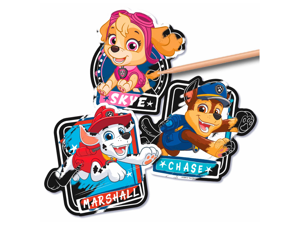 Набор для творчества Скретч-наклейки Paw Patrol, Moxy 723450