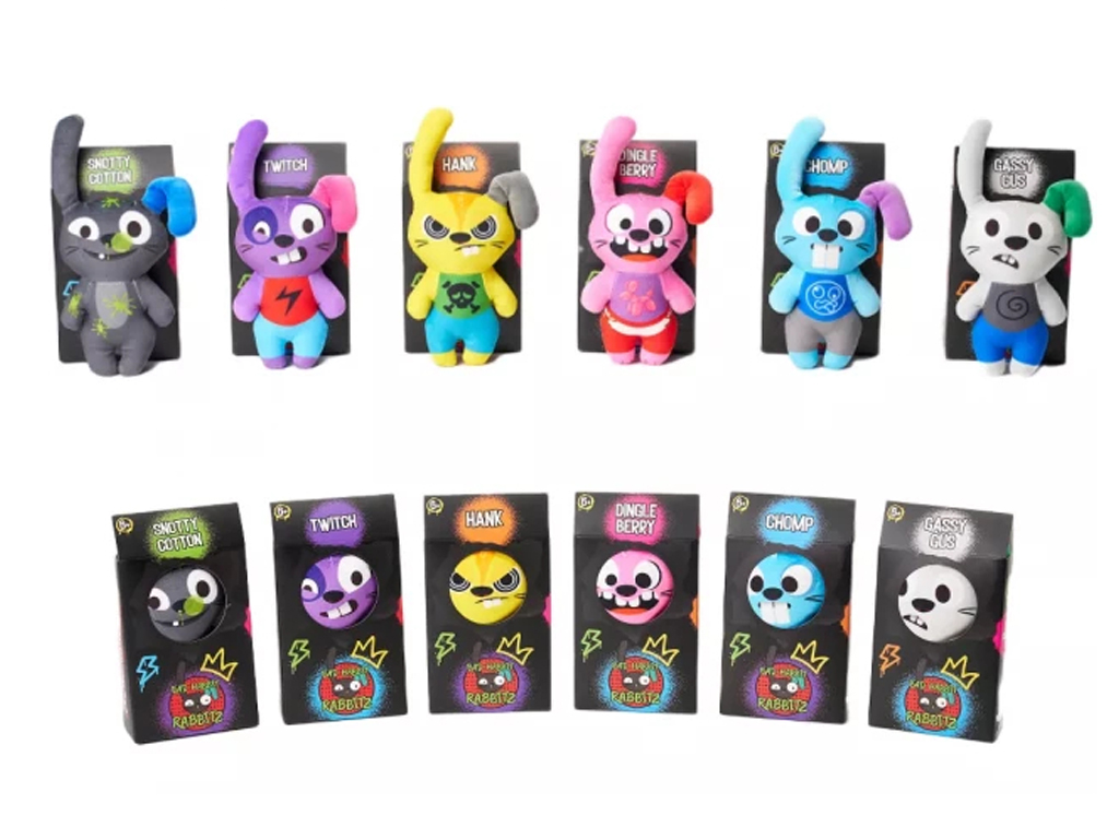 Игрушка плюшевая коллекционная Bad Habbit Rabbitz, Deddy Bears BHR17