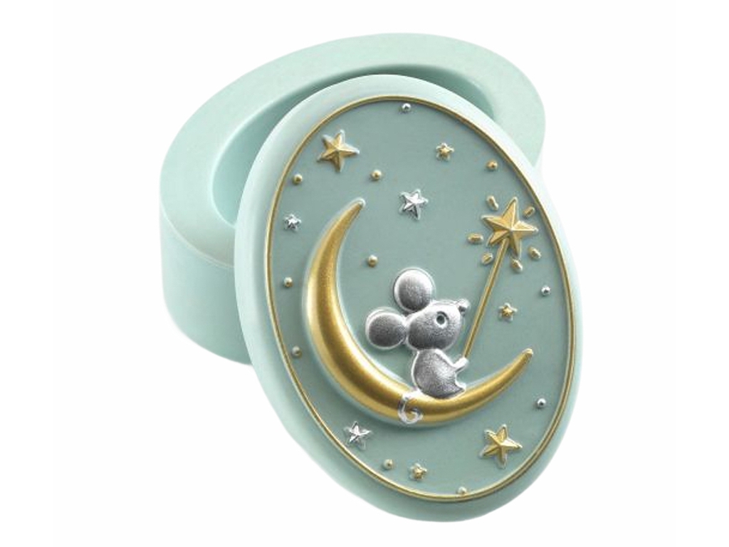 Коробочка для первых зубчиков "Волшебный мышонок", Djeco DD03446