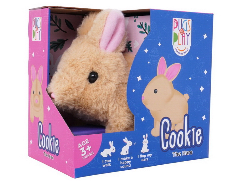 Интерактивная игрушка Коричневый кролик COOKIE. Pugs at Play ST-PAP11