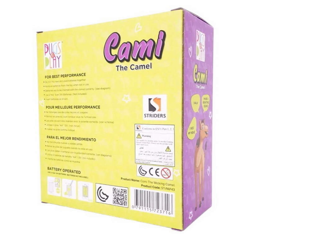 Игрушка интерактивная Верблюд Cami. Pugs в Play ST-PAP43