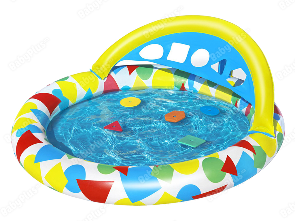 Басейн дитячий надувний з іграшками Baby Pools. Bestway 52378