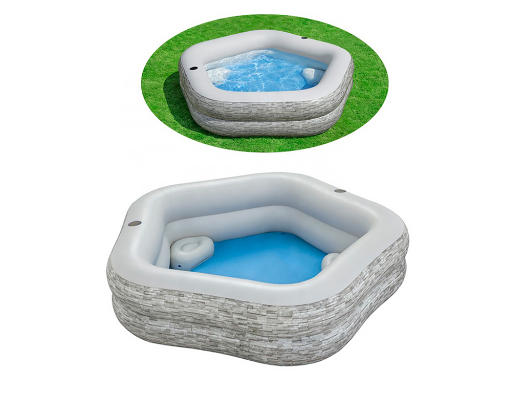 Бассейн семейный надувной Splash Paradise. Bestway 54423