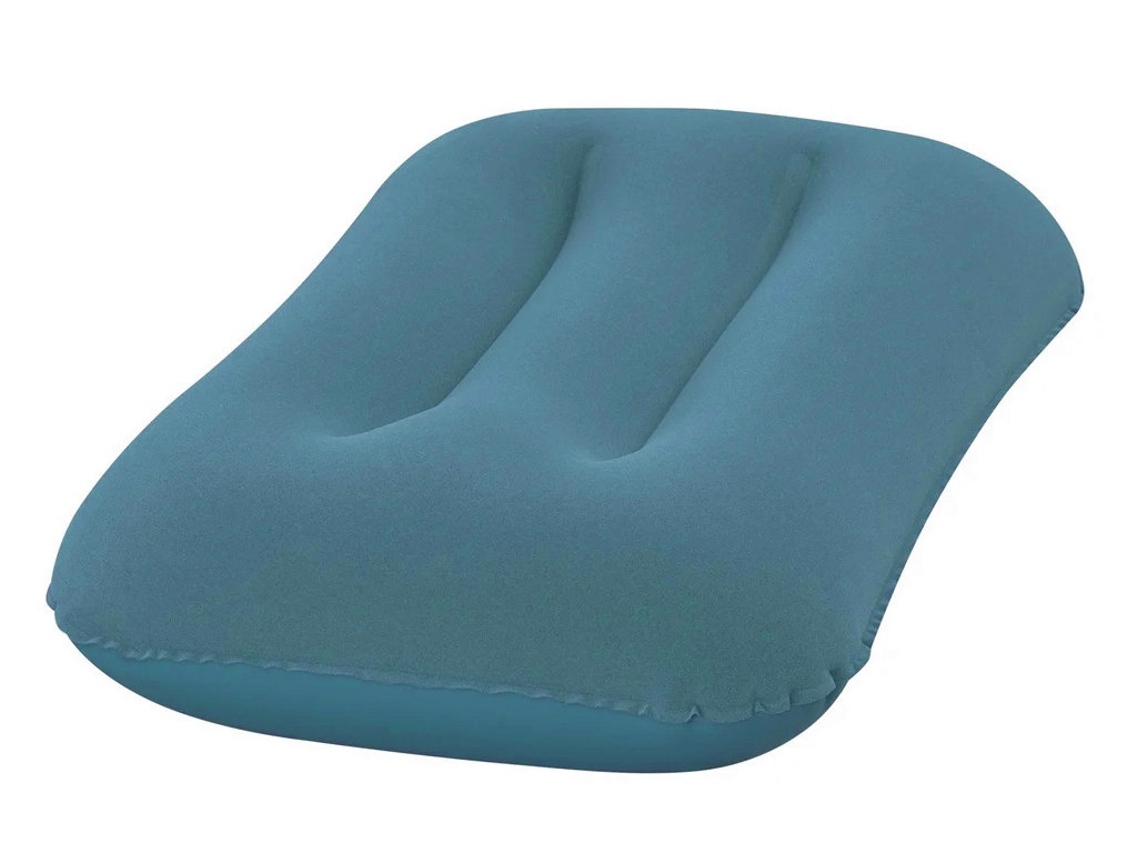 Надувная подушка покрытая флоком Travel Pillow. Bestway 67121