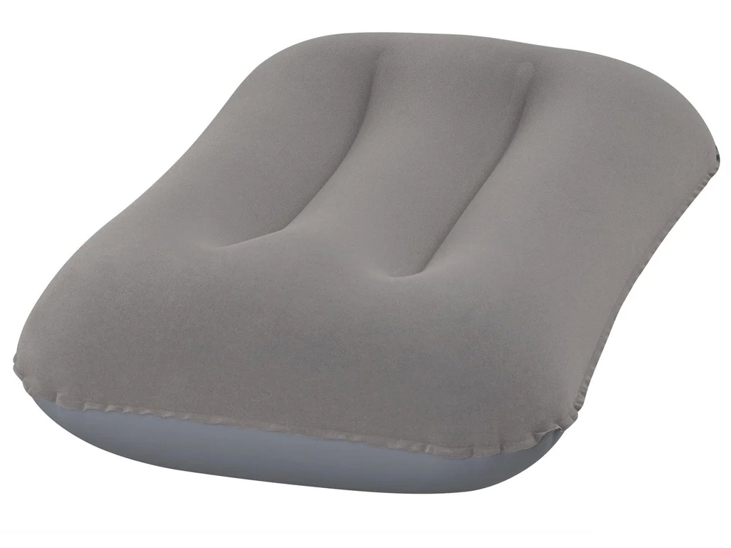 Надувная подушка покрытая флоком Travel Pillow. Bestway 67121