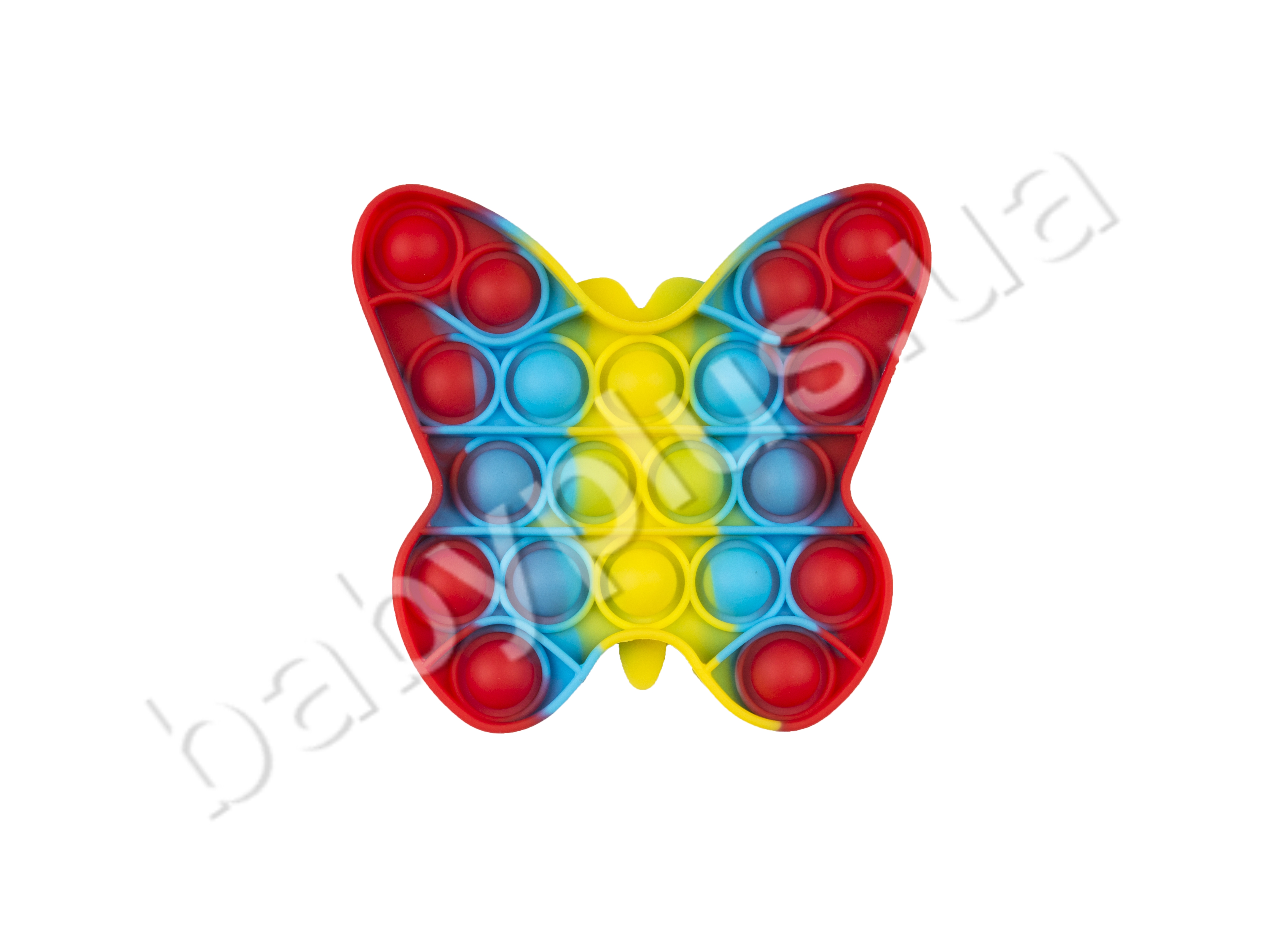 Pop It. Кінетична іграшка антистрес. MS9696-45. Метелик-веселка.