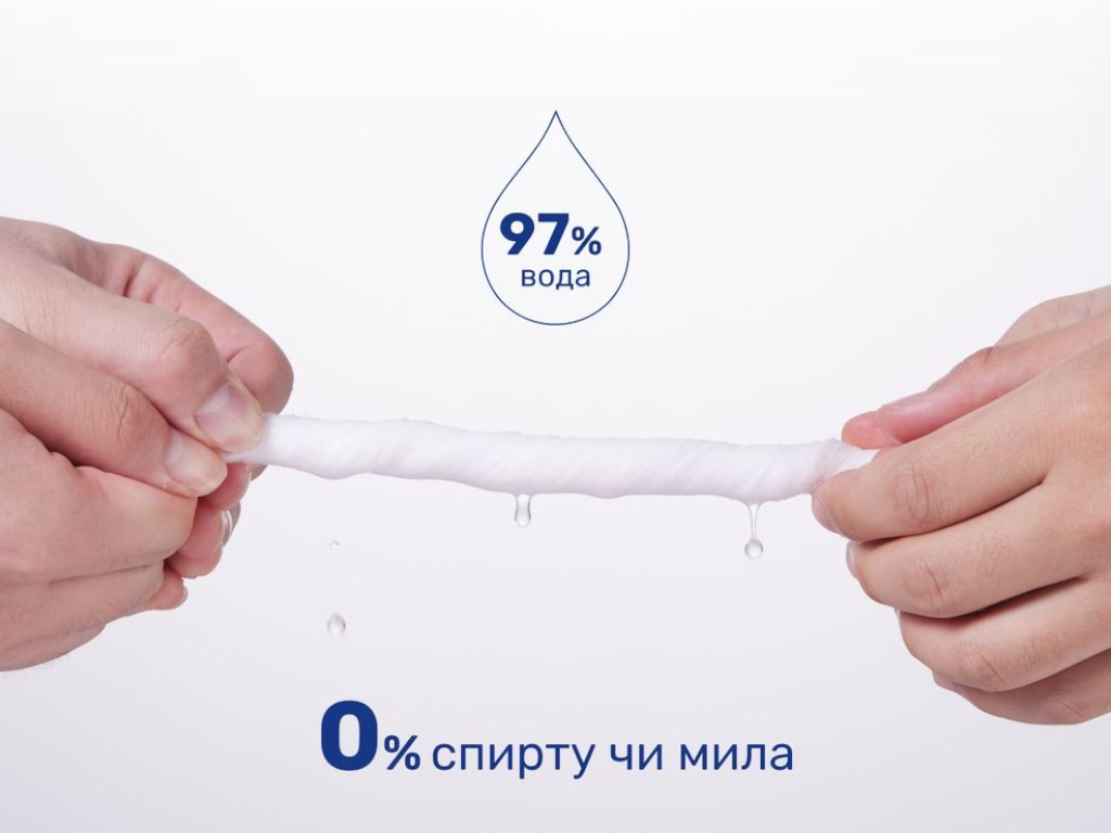 Салфетки мягкие очищающие биоразлагаемые с пантенолом и витамином Е 60 шт, Chicco