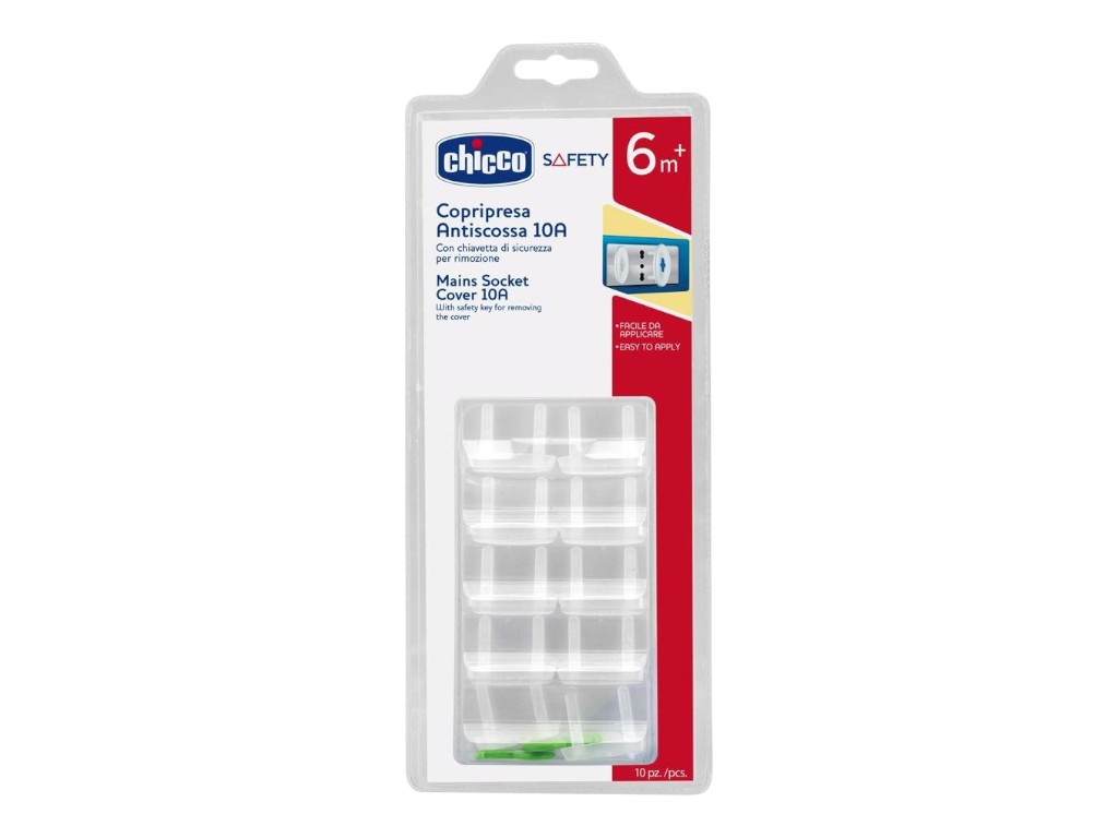 Протектори для розеток 10А, 10 шт, Chicco