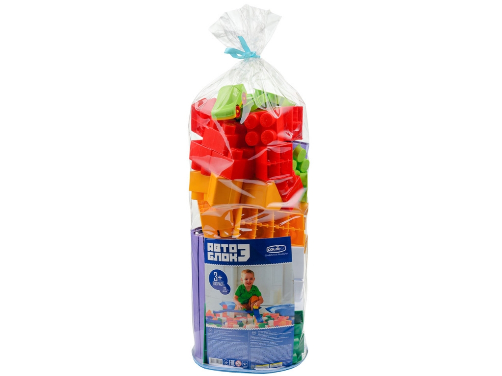 Конструктор  Авто-Блок  №3. Colorplast 1791