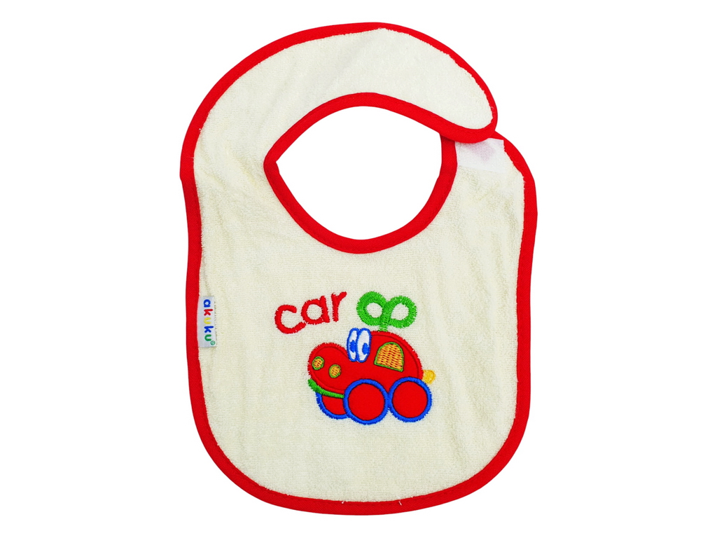 Слюнявчик мини на липучке, 18×14 см, A1303, Akuku