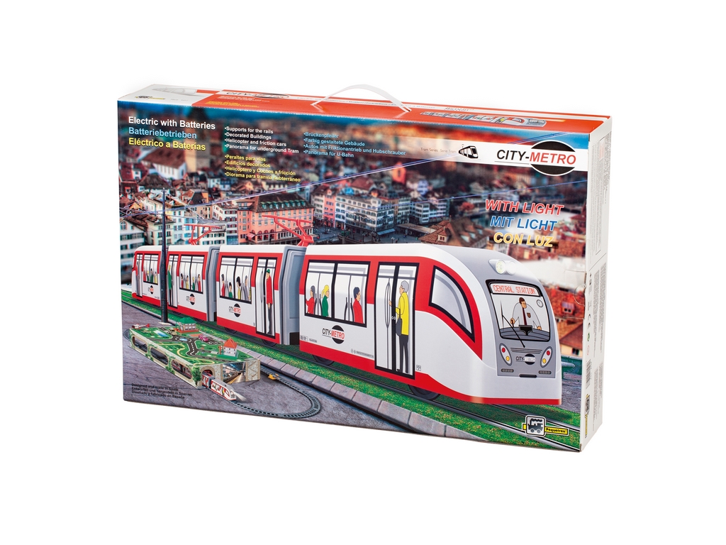 Дитяча залізниця Pequetren City Metro, довжина 3,1м, Pequetren