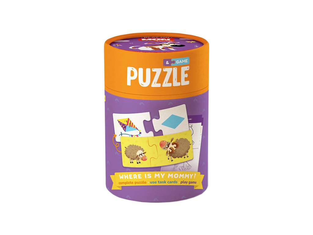 Купить Пазл и игра Где моя мама. Mon Puzzle 200101 недорого