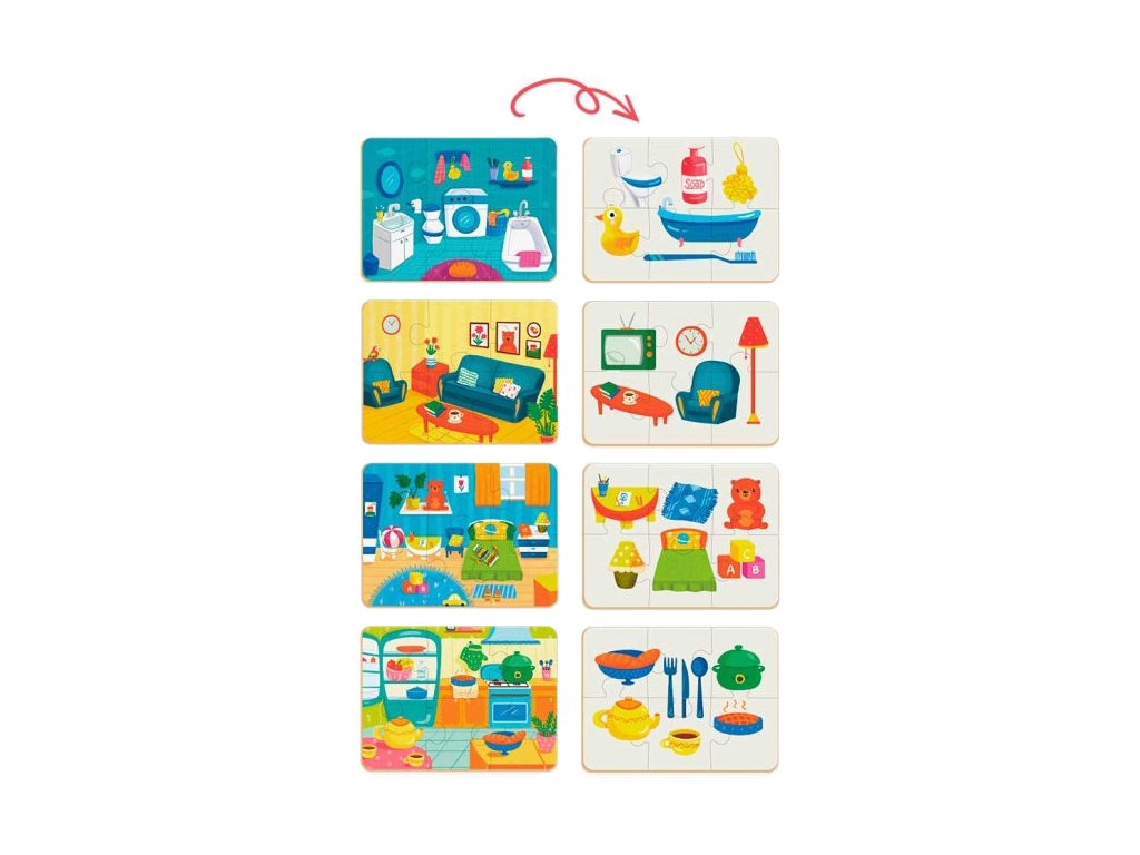 Пазл и игра Мой дом, Mon Puzzle