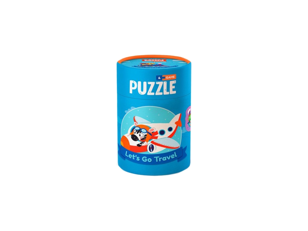 Пазл и игра 2-3 элементы Путешествуем! Mon Puzzle