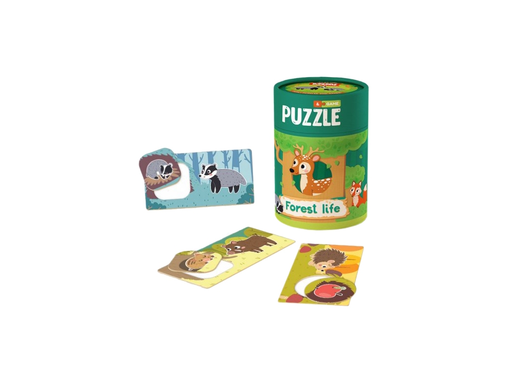 Пазл и игра Зоология для Малышей, Жизнь в лесу, Mon Puzzle