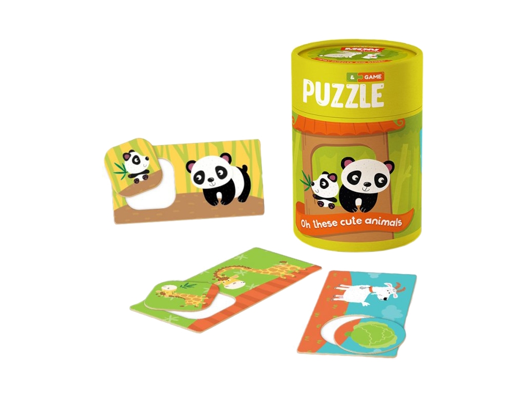 Пазл и игра Зоология для Малышей, Хвостатые Друзья, Mon Puzzle