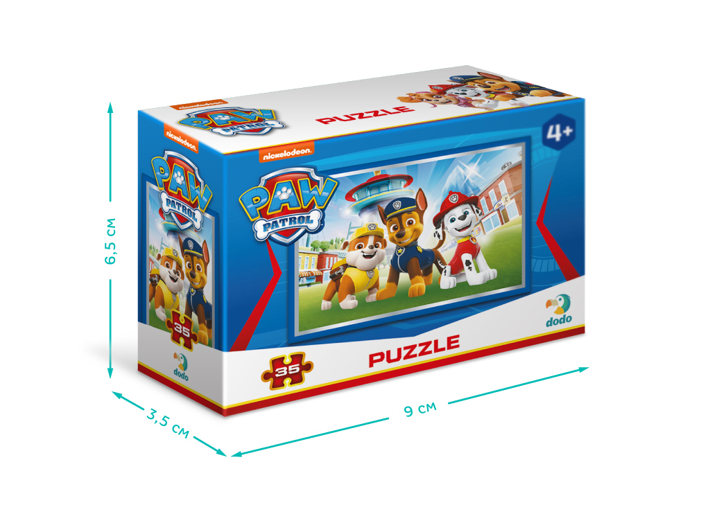Пазл-міні Paw Patrol, 35 елементів, DoDo
