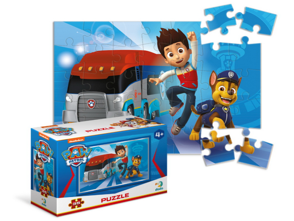 Пазл-мини Paw Patrol Райдер и Гонщик, 35 элементов, DoDo