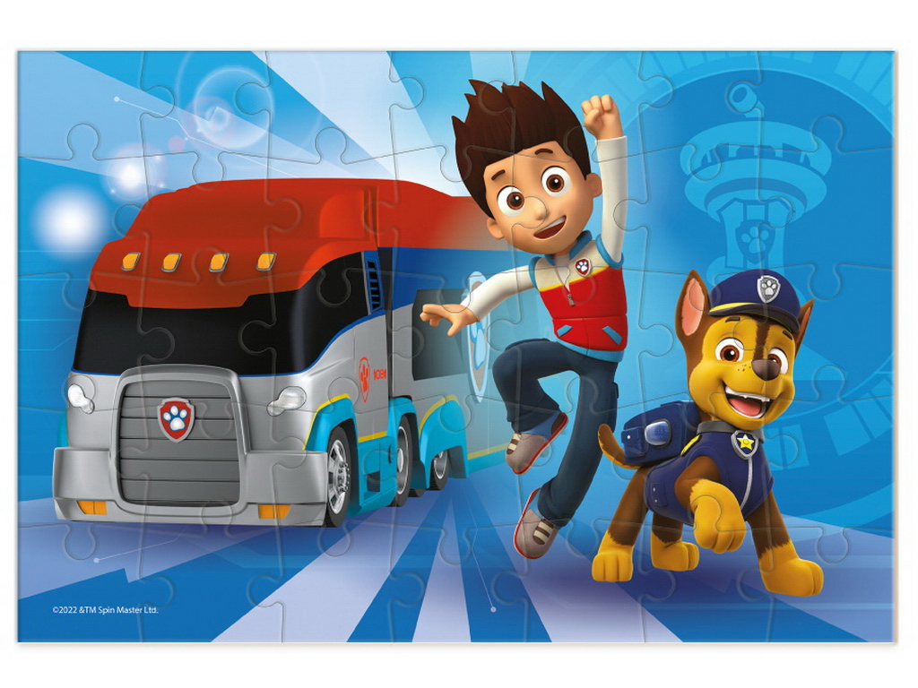 Пазл-мини Paw Patrol Райдер и Гонщик, 35 элементов, DoDo
