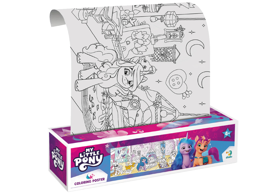 Дом-раскраска Hasbro «Мой маленький пони». Из картона. My little pony