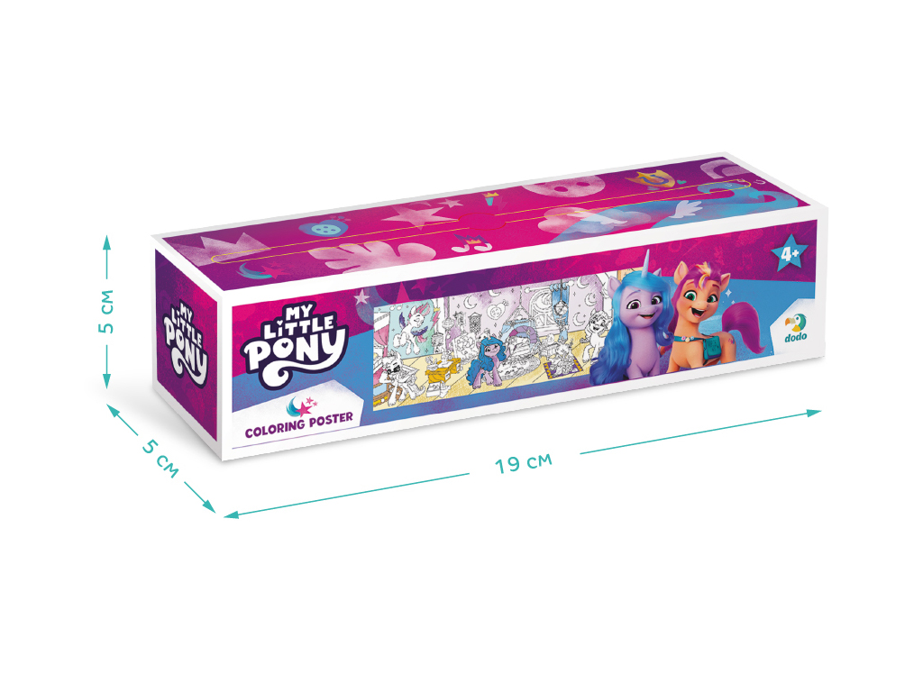 Розмальовка "My Little Pony. Стильні подружки", для віку 3+, Dodo
