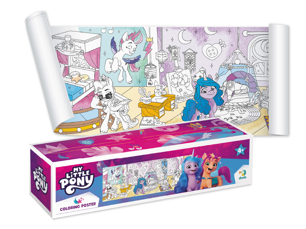 Розмальовка "My Little Pony. Стильні подружки", для віку 3+, Dodo