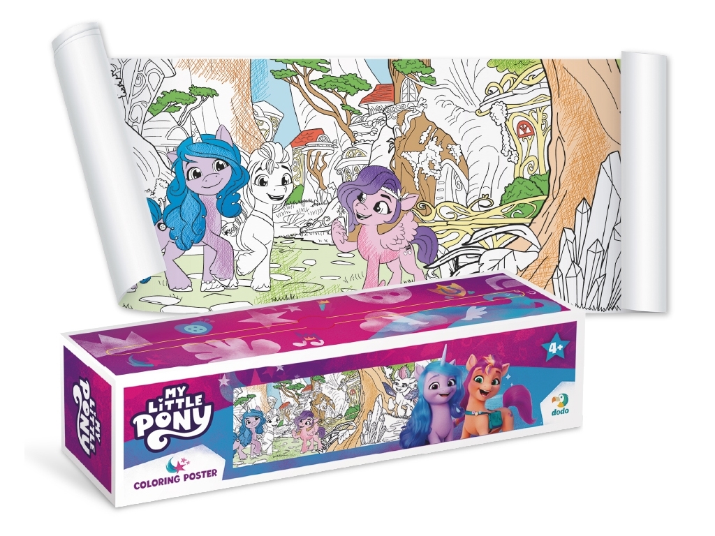 Розмальовка My Little Pony Друзі 70х16 см, DoDo