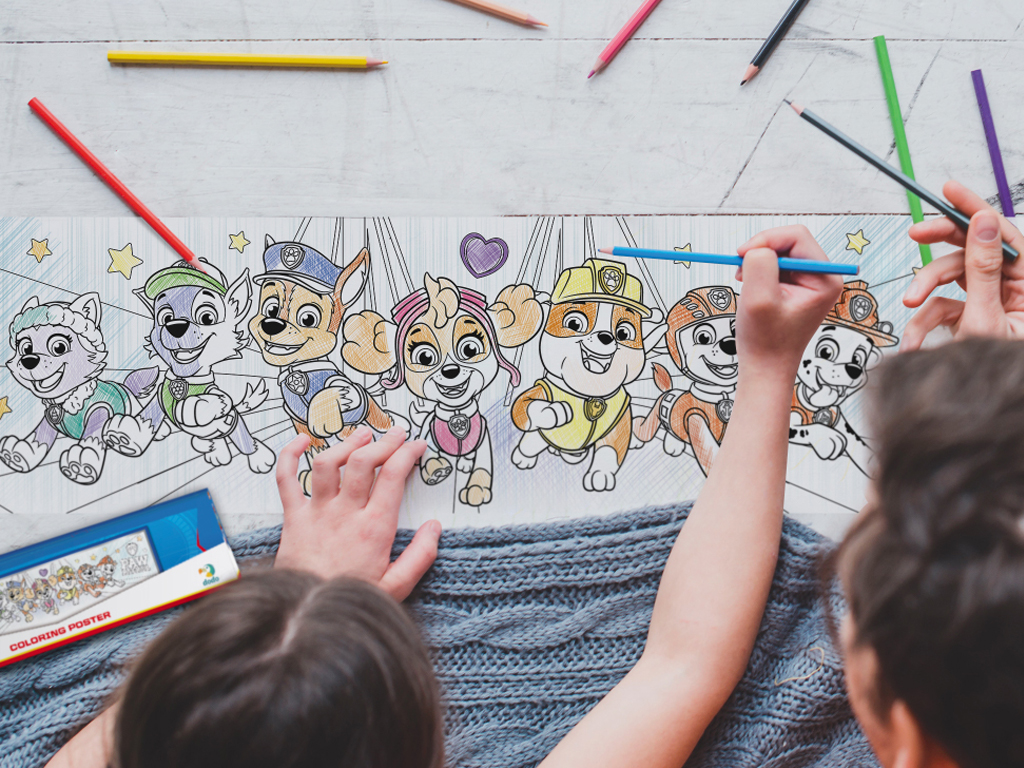 Розмальовка "Paw Patrol. Друзі", для віку 3+, Dodo