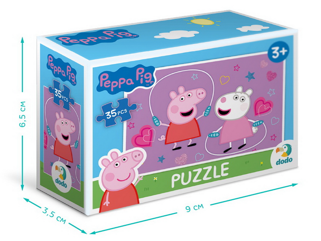 Пазл-мини Peppa Pig, 35 элементов, DoDo 200334