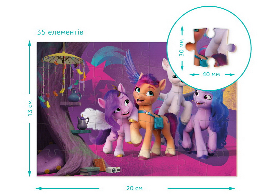Пазл-міні My Little Pony, 35 елементів, DoDo