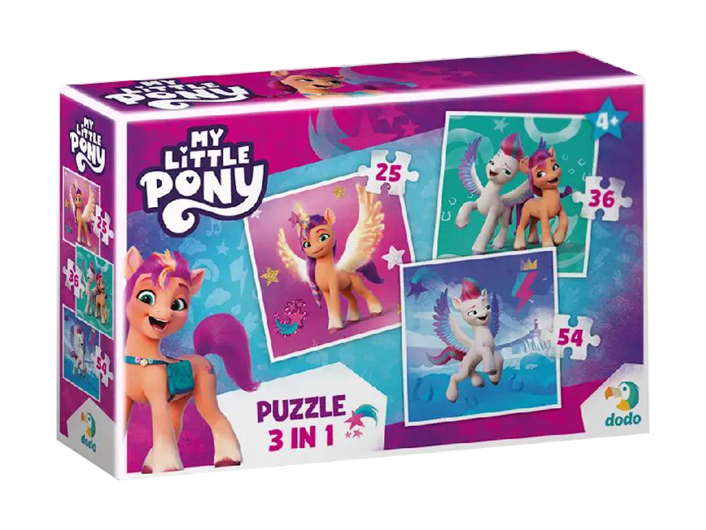 Пазл 3в1 My Little Pony, DoDo