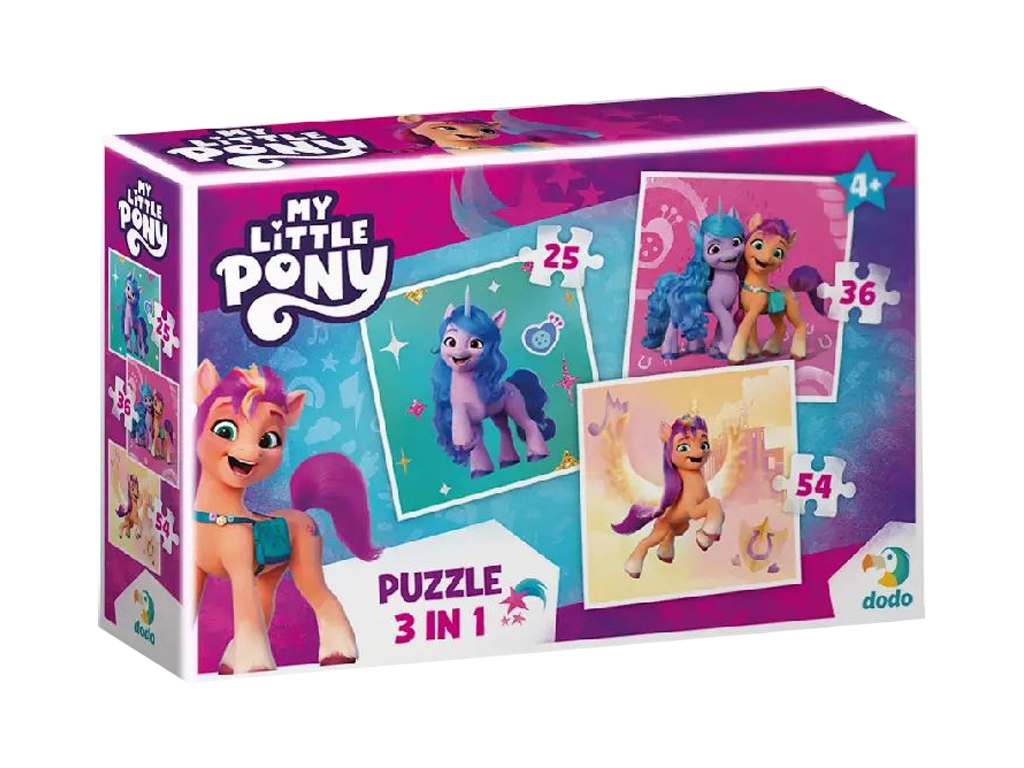 Пазл 3в1 My Little Pony, DoDo