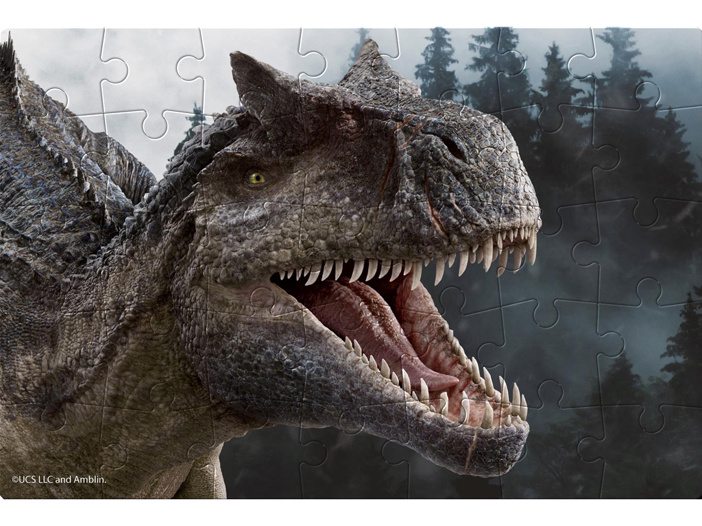 Пазл-мини Jurassic Park Тиранозавр, 35 элементов, DoDo