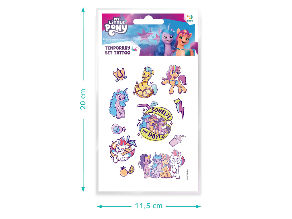 Набір дитячих тимчасових татуювань My Little Pony, DoDo