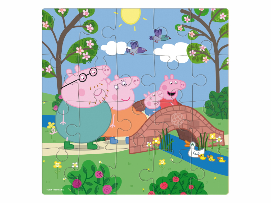 Пазл на 20 елементів Peppa Pig, Прогулянка в парку, DoDo
