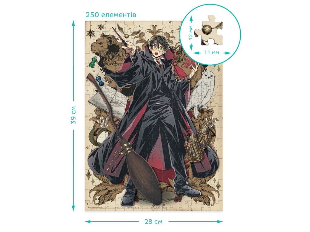 Пазл Harry Potter, Династія чарівників, Гаррі, 250 елементів, DoDo 200495