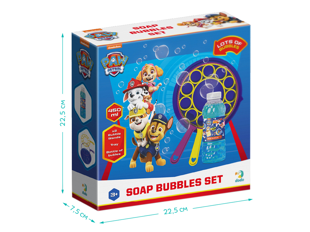 Набор мыльных пузырей Paw Patrol 450 мл, DoDo