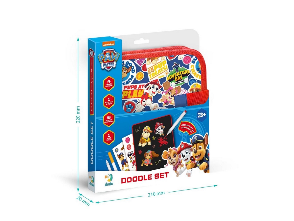 Набор для рисования Paw Patrol, DoDo 22×21×2 см, для творчества, DoDo