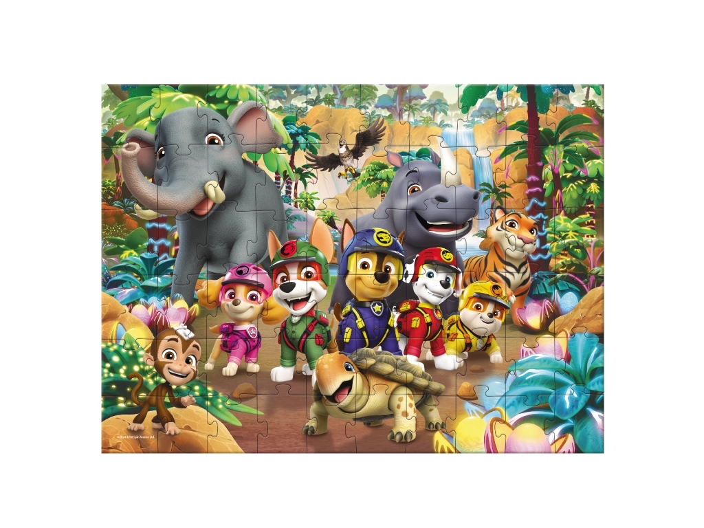 Пазл Paw Patrol, Jungle Pups, 60 елементів, DoDo